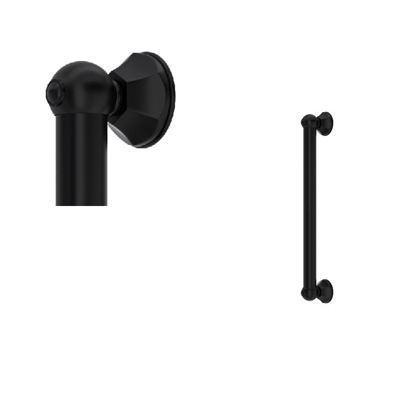 DISCONTINUED 18" Grab Bar - Matte Black | Model Number: 1277MB