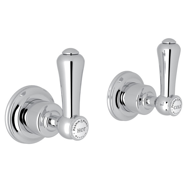 DISCONTINUED Georgian Era™ 3/4" Hot And Cold Rough Valves With Trim - Polished Chrome | Model Number: U.3772LSP-APC