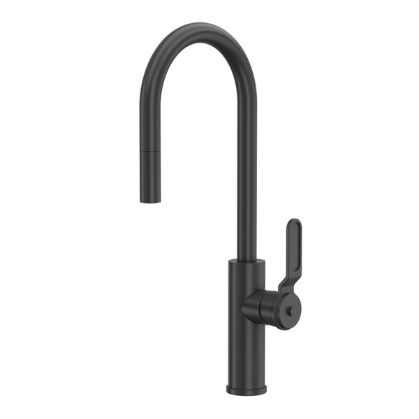 DISCONTINUED Myrina™ Pull-Down Bar/Food Prep Kitchen Faucet With C-Spout - Matte Black | Model Number: MY65D1LMMB