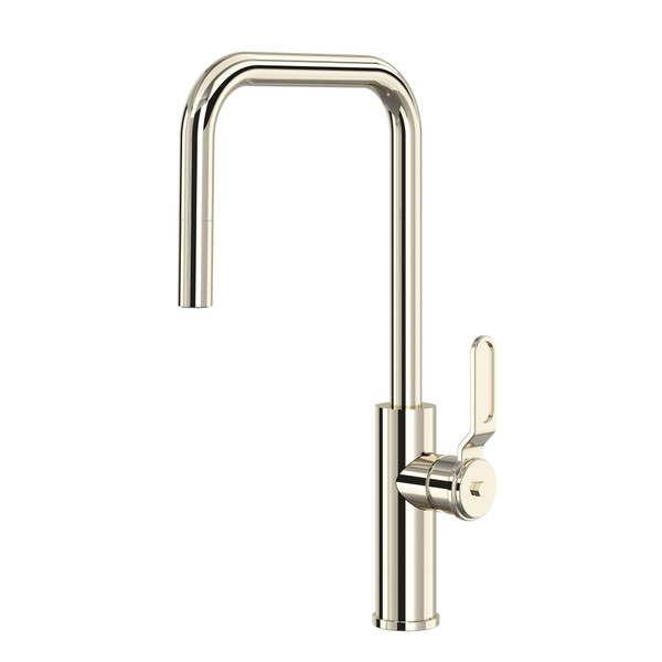Myrina™ Pull-Down Kitchen Faucet With U-Spout - Polished Nickel | Model Number: MY56D1LMPN