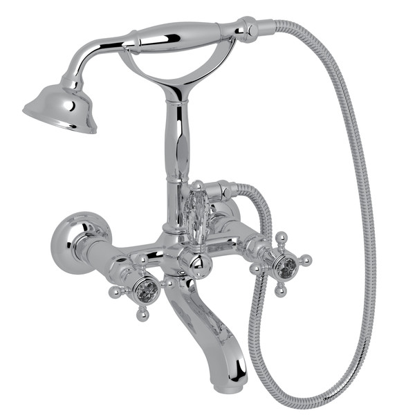 DISCONTINUED Palladian® Exposed Wall Mount Tub Filler - Polished Chrome | Model Number: A1801XCAPC