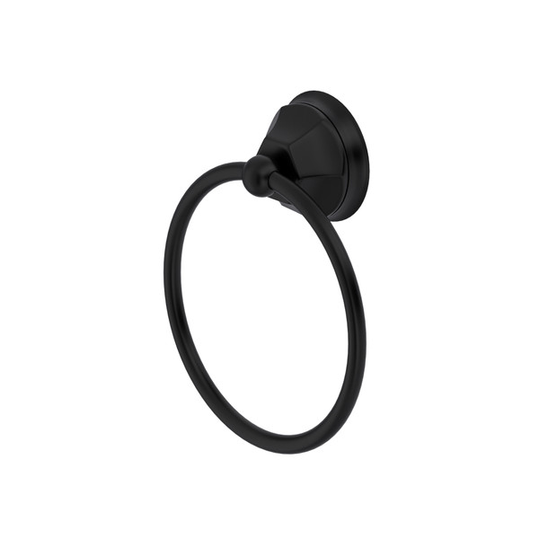 Palladian® Towel Ring - Matte Black | Model Number: A6885MB