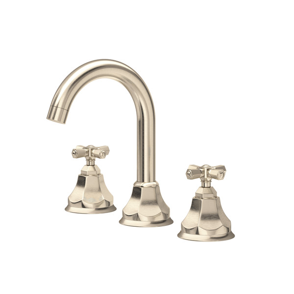 Palladian® Widespread Lavatory Faucet With C-Spout - Satin Nickel | Model Number: PN08D3XMSTN