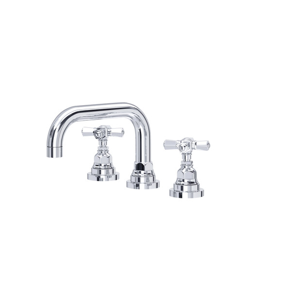 San Giovanni™ Widespread Lavatory Faucet With U-Spout - Polished Chrome | Model Number: SG09D3XMAPC