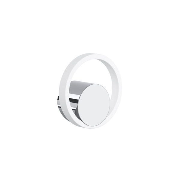 Poignée de robinet de cuisine Eclissi™ - Chrome poli/blanc mat | Numéro de modèle: EC81IWPCW