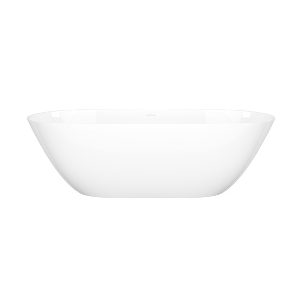 Lussari™ 70" x 30" Freestanding Soaking Bathtub - Standard White (Gloss) | Model Number: LU3-N-SW-NO