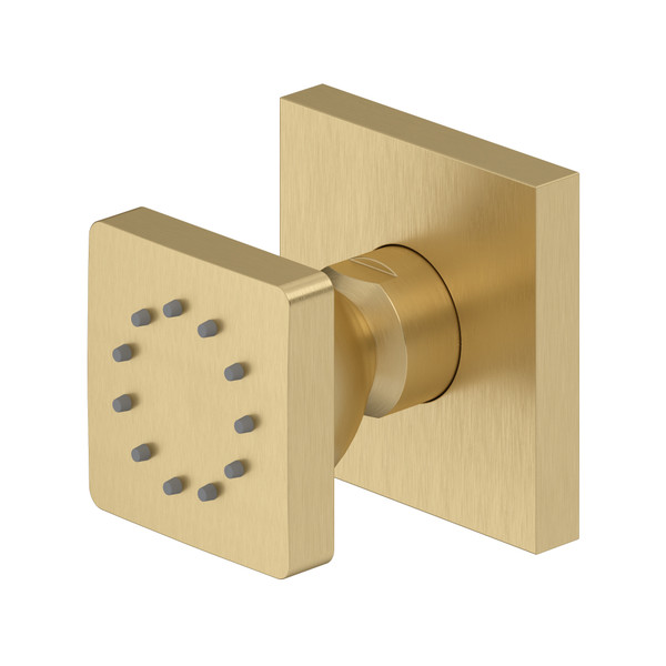 Single Function Body Spray - Satin Brass US4 | Model Number: 350US4