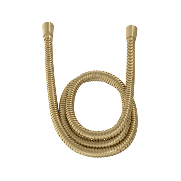 150 cm (59") Double Interlock Flexible Hose, Swivel And 2 Check Valves - Satin Brass US4 | Model Number: 7259US4