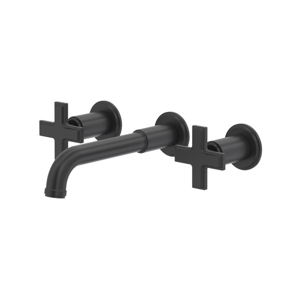 Manifesto™ Wall Mount Lavatory Faucet Trim - Black | Model Number: TMF03+BK