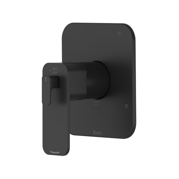 Equinox™ 1/2" Therm & Pressure Balance Trim With 5 Functions - Black | Model Number: TEQ45NBK