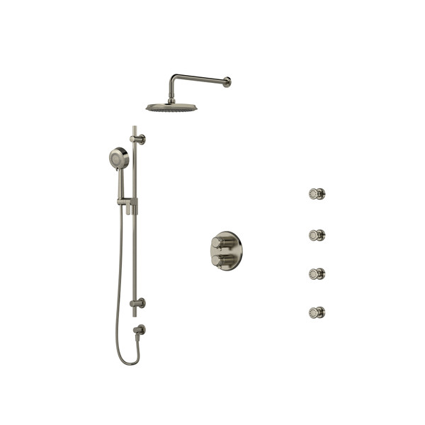 Ensemble de douche 446 - Nickel brossé | Numéro de modèle: KIT446MMRDJBN-CW