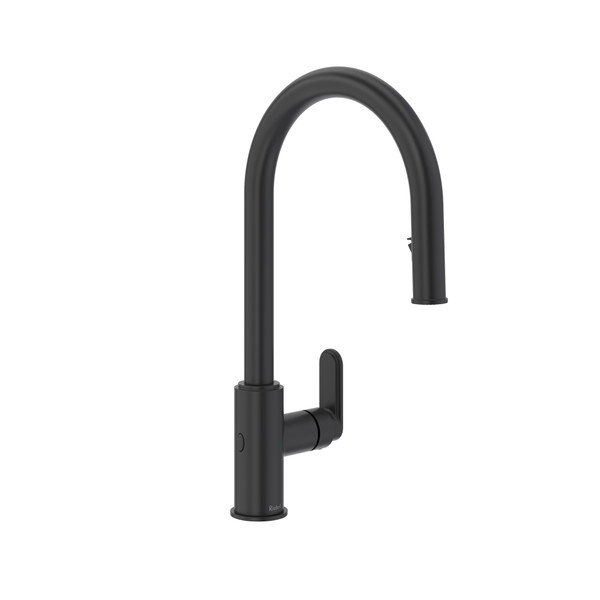 Arca™ Pull-Down Touchless Kitchen Faucet With C-Spout - Black | Model Number: AA211BK