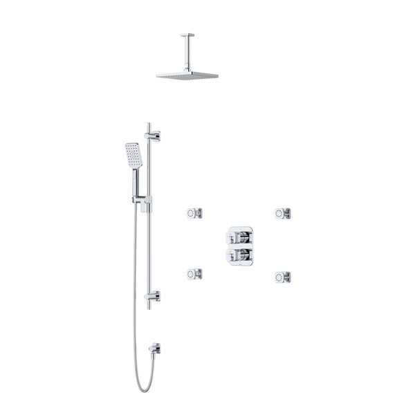 Ensemble de douche 446 - Chrome | Numéro de modèle: KIT446EQNC-6