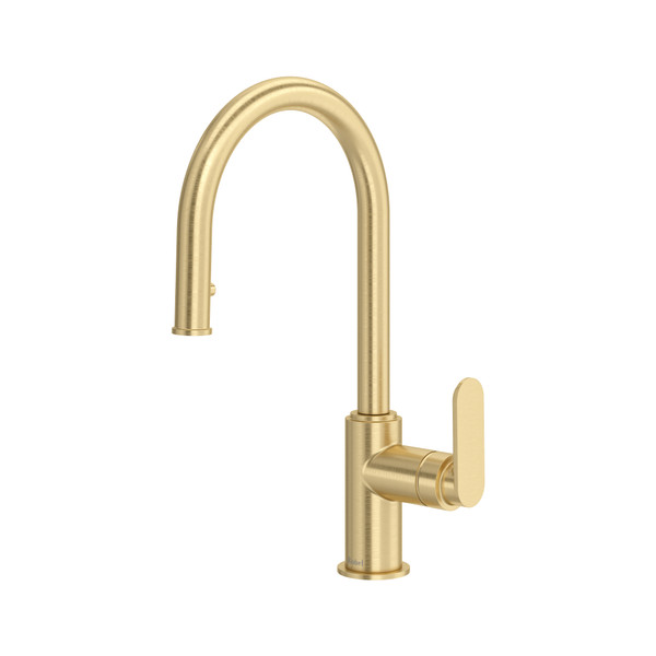 Arca™ Pull-Down Kitchen Faucet With Single Spray - Satin Brass US4 | Model Number: AA101US4