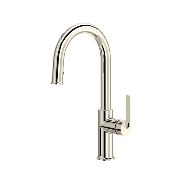 Authentica™ Pull-Down Kitchen Faucet With Single Spray - Polished Nickel | Model Number: AU101PN