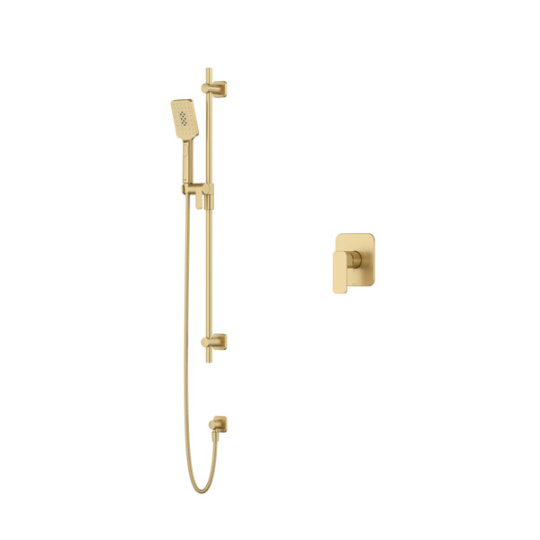 Type P (Pressure Balance) Shower - Satin Brass US4 | Model Number: EQ54NUS4-SPEX