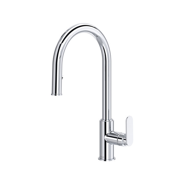 Arca™ Pull-Down Kitchen Faucet With C-Spout - Chrome | Model Number: AA201C
