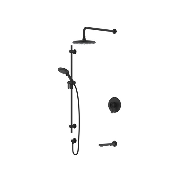 Garniture pour ensemble de douche 1345 - Noir | Numéro de modèle: TKIT1345MFBK-CW