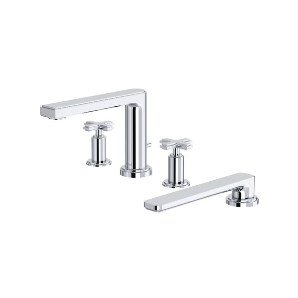Manifesto™ 4-Hole Deck Mount Tub Filler - Chrome | Model Number: MF12+C