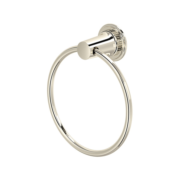 Apadana™ Towel Ring - Polished Nickel | Model Number: AD25WTRPN