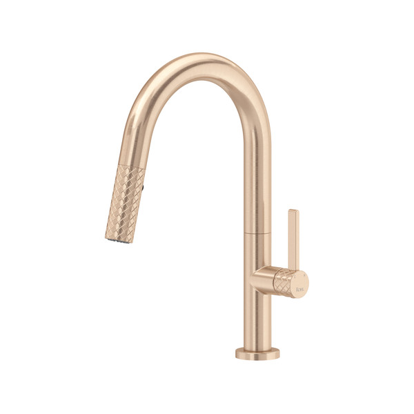 Tenerife™ Pull-Down Bar/Food Prep Kitchen Faucet - Vintage Gold | Model Number: TE65D1LMVG