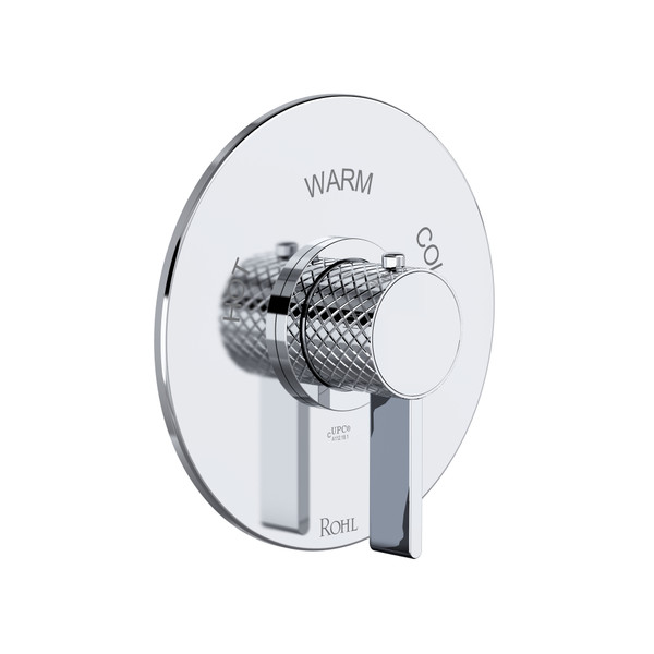 Tenerife™ 3/4" Thermostatic Trim Without Volume Control - Polished Chrome | Model Number: TTE13W1LMAPC