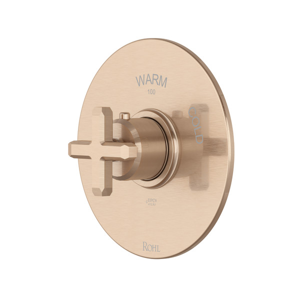 DISCONTINUED Apothecary™ 3/4" Thermostatic Trim Without Volume Control - Vintage Gold | Model Number: TAP13W1XMVG
