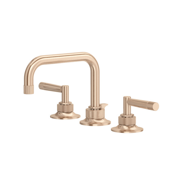 DISCONTINUED Graceline® Widespread Lavatory Faucet With U-Spout - Vintage Gold | Model Number: MB2009LMVG-2