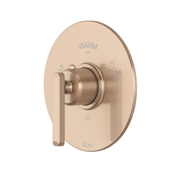 DISCONTINUED Apothecary™ 3/4" Thermostatic Trim Without Volume Control - Vintage Gold | Model Number: TAP13W1LMVG