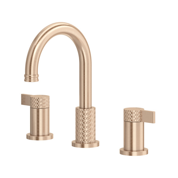 DISCONTINUÉ Robinet de lavabo rétractable en plusieurs parties avec bec en C Tenerife™ - Or vintage | Numéro de modèle: TE08D3LMVG