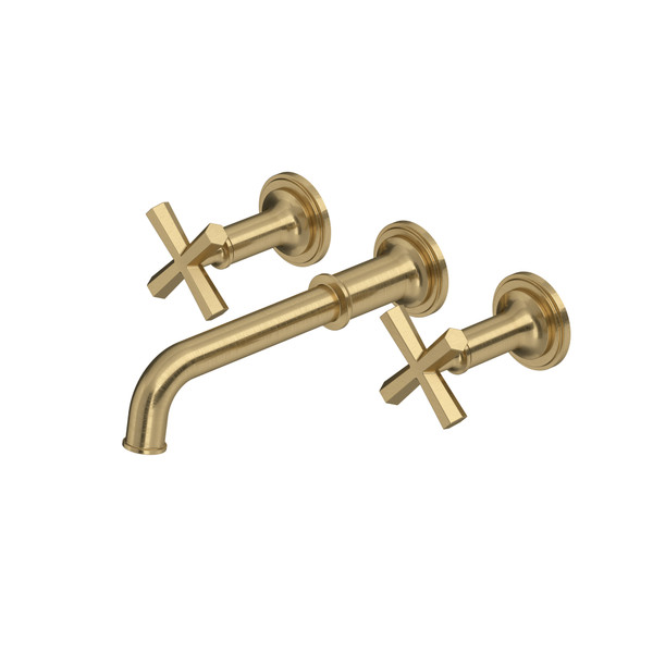 San Giovanni™ Wall Mount Lavatory Faucet Trim - Antique Gold | Model Number: TSG08W3XMAG