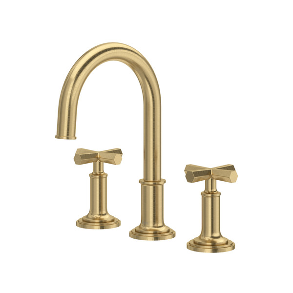 San Giovanni™ Widespread Lavatory Faucet With C-Spout - Antique Gold | Model Number: SG08D3XMAG