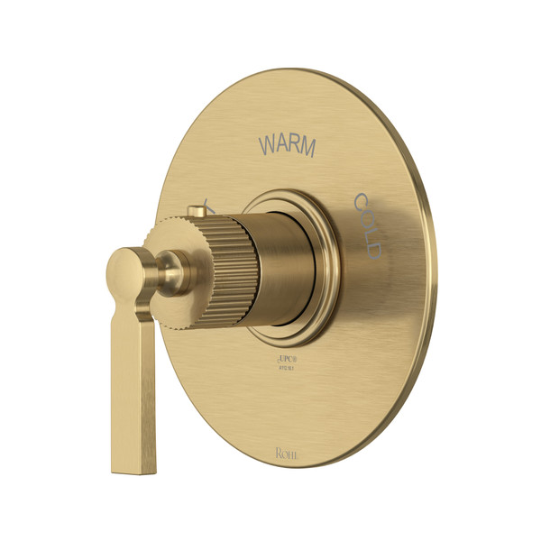 Apadana™ 3/4" Thermostatic Trim Without Volume Control - Antique Gold | Model Number: TAD13W1LMAG