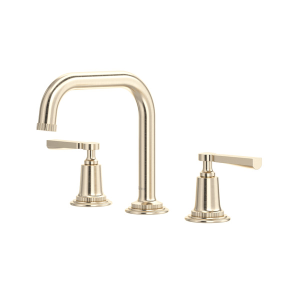 Apadana™ Widespread Lavatory Faucet With U-Spout - Satin Nickel | Model Number: AD09D3LRSTN