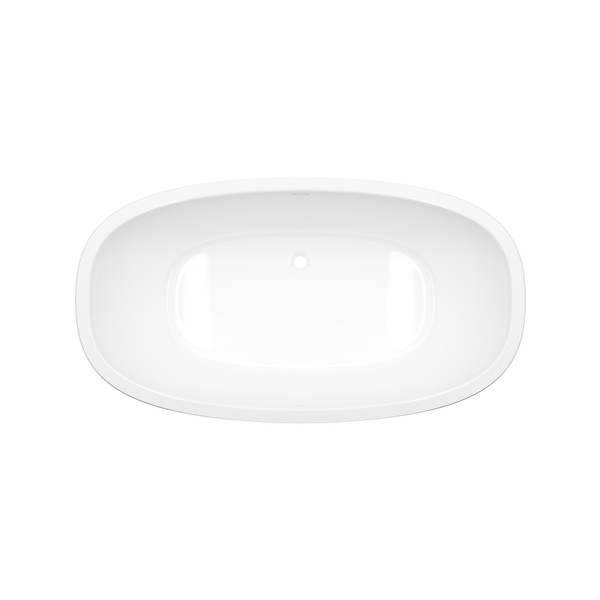 Baignoire 66 po x 36 po encastrée ou à installation sous comptoir Barcelona - Blanc régulier (lustré) | Numéro de modèle: BA7-N-SW-IO