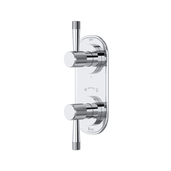 DISCONTINUED Amahle™ 1/2" Thermostatic Trim With Diverter - Polished Chrome | Model Number: TAM12W2LMAPC