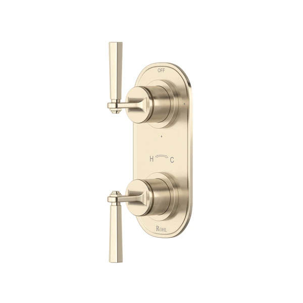 Modelle™ 1/2" Thermostatic Trim With Diverter - Satin Nickel | Model Number: TMD12W2LMSTN