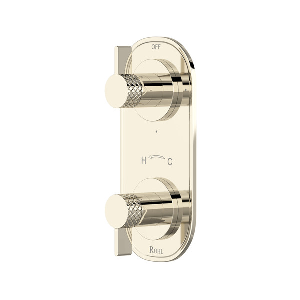 Garniture thermostatique de 1/2 po avec déviateur Tenerife™ - Nickel poli  | Numéro de modèle: TTE12W2LMPN
