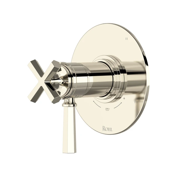 Garniture pour valve pression équilibrée et thermostatique 1/2 po à 5 fonctions San Giovanni™ - Nickel poli  | Numéro de modèle: TSG45W1LMPN