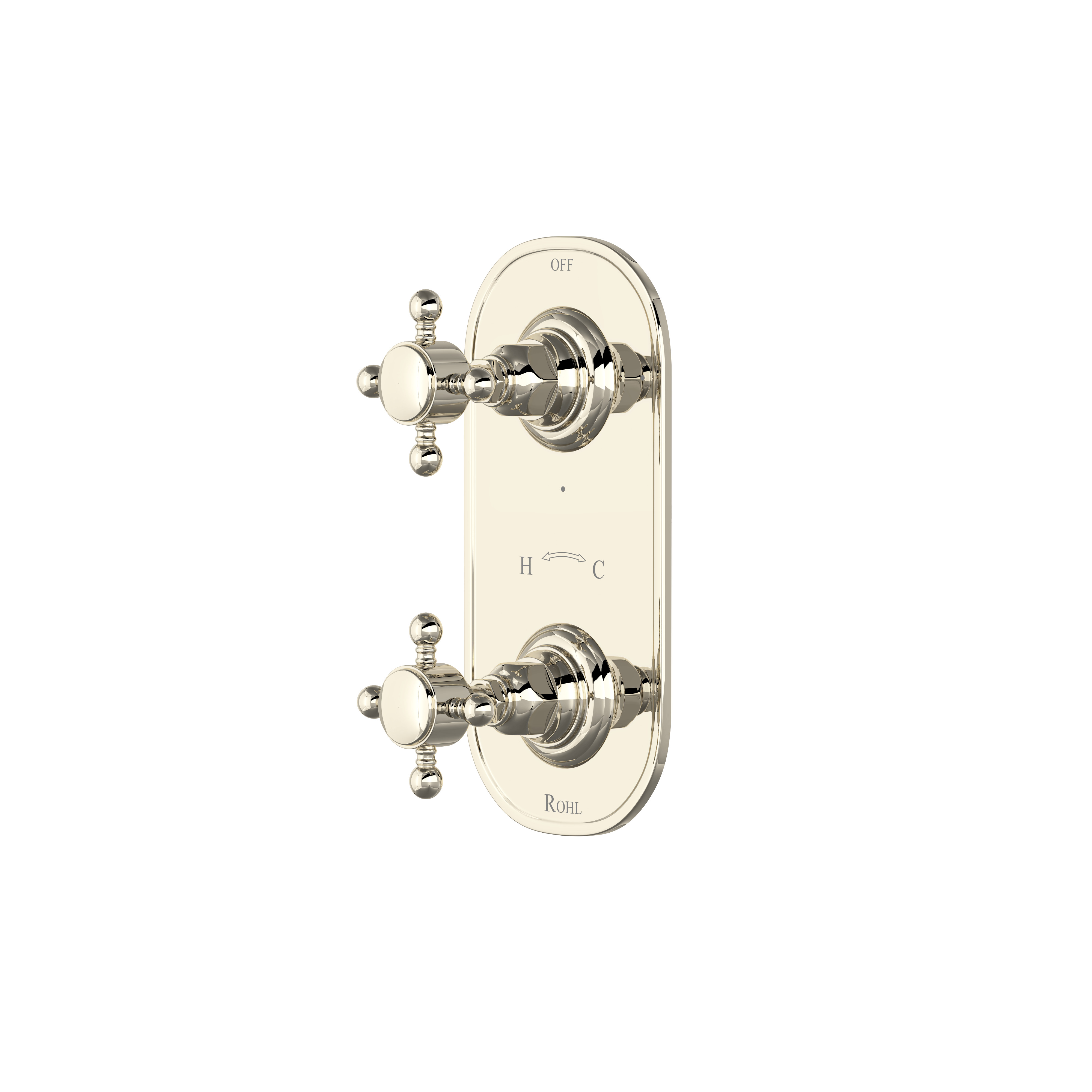 DISCONTINUED 1/2" Thermostatic Trim With Diverter - Polished Nickel | Model Number: A4964XMPN