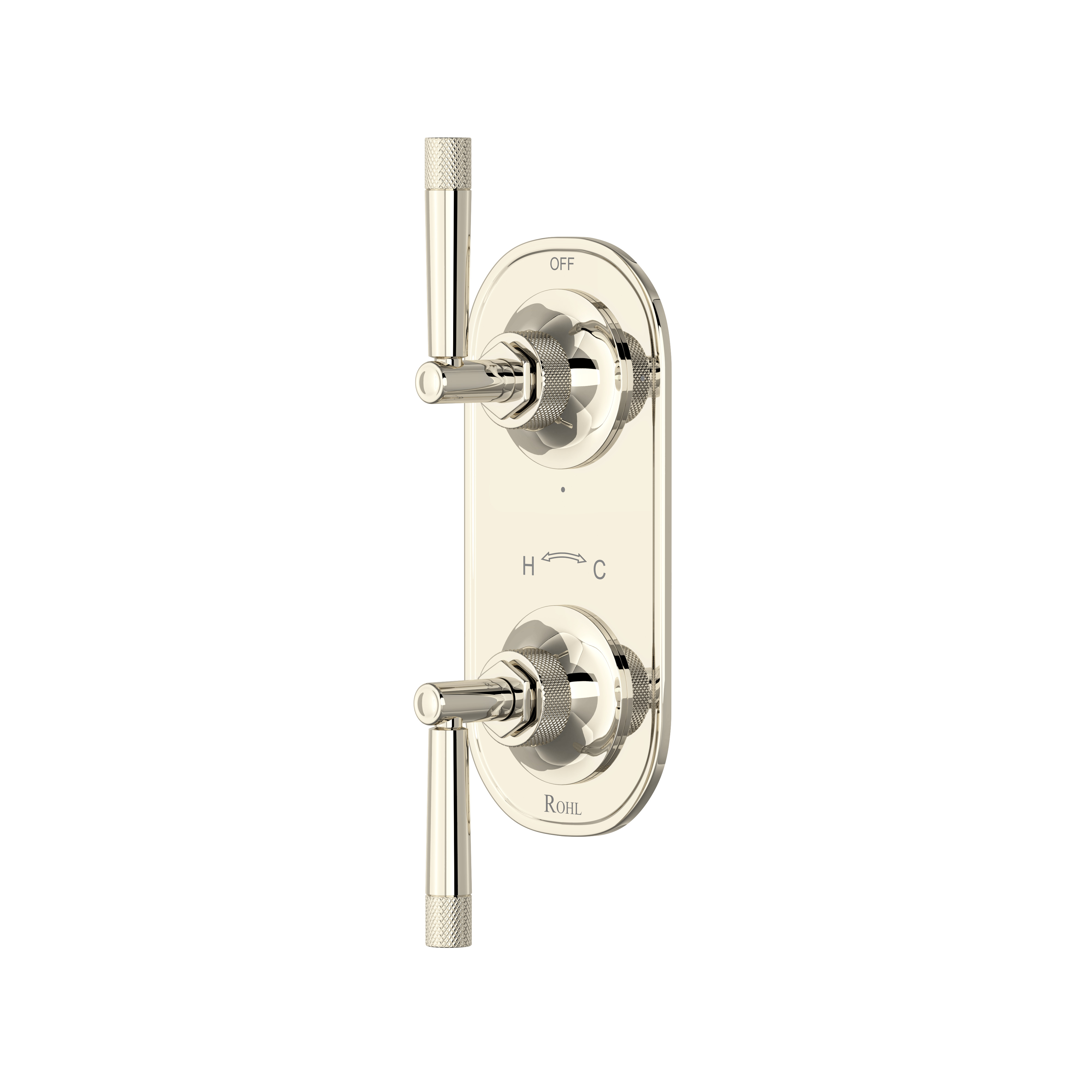 DISCONTINUED Graceline® 1/2" Thermostatic Trim With Diverter - Polished Nickel | Model Number: MB2090LMPN