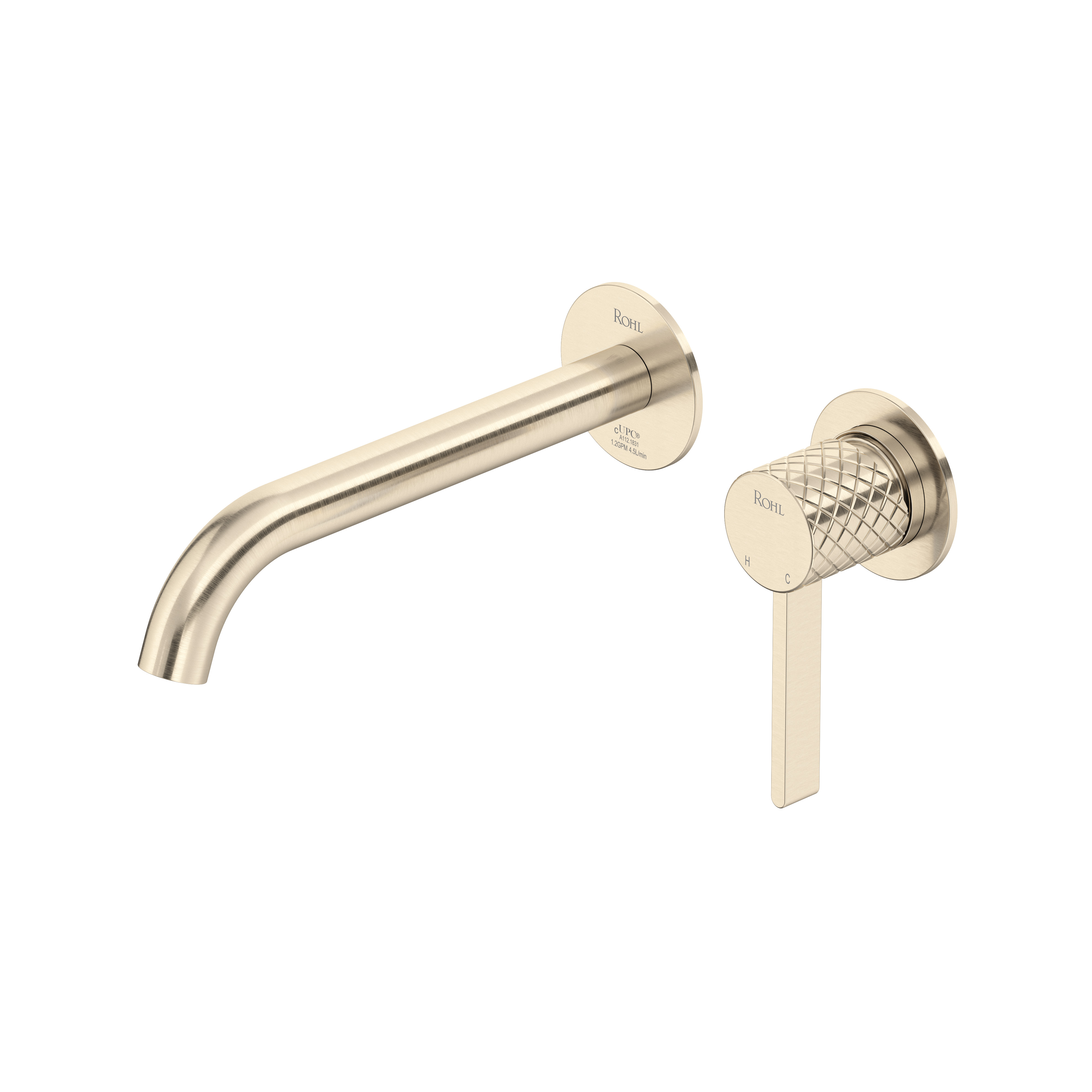 Tenerife™ Wall Mount Single Handle Lavatory Faucet Trim - Satin Nickel | Model Number: TTE01W2LMSTN