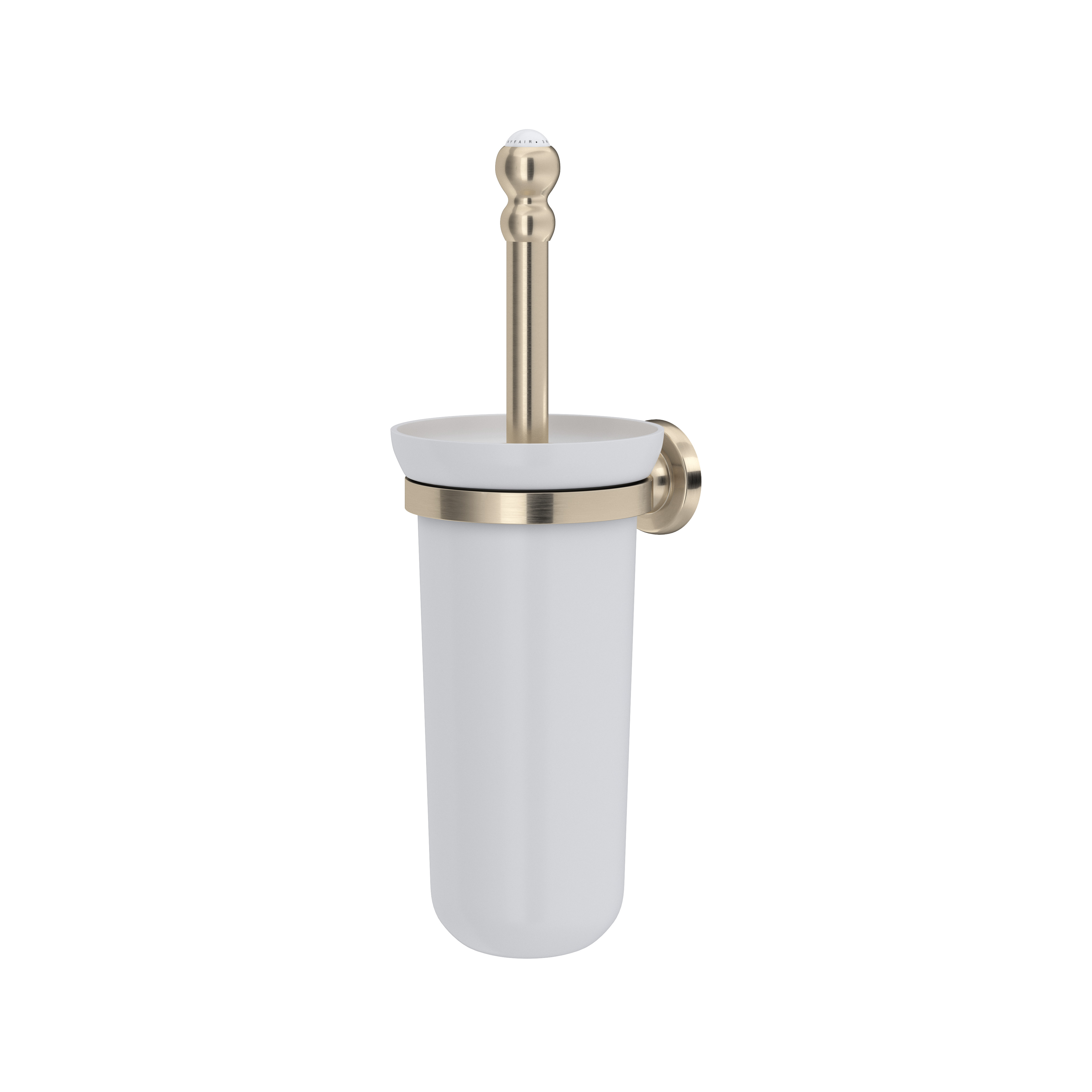 Wall Mount Toilet Brush Holder - Satin Nickel | Model Number: U.6938STN