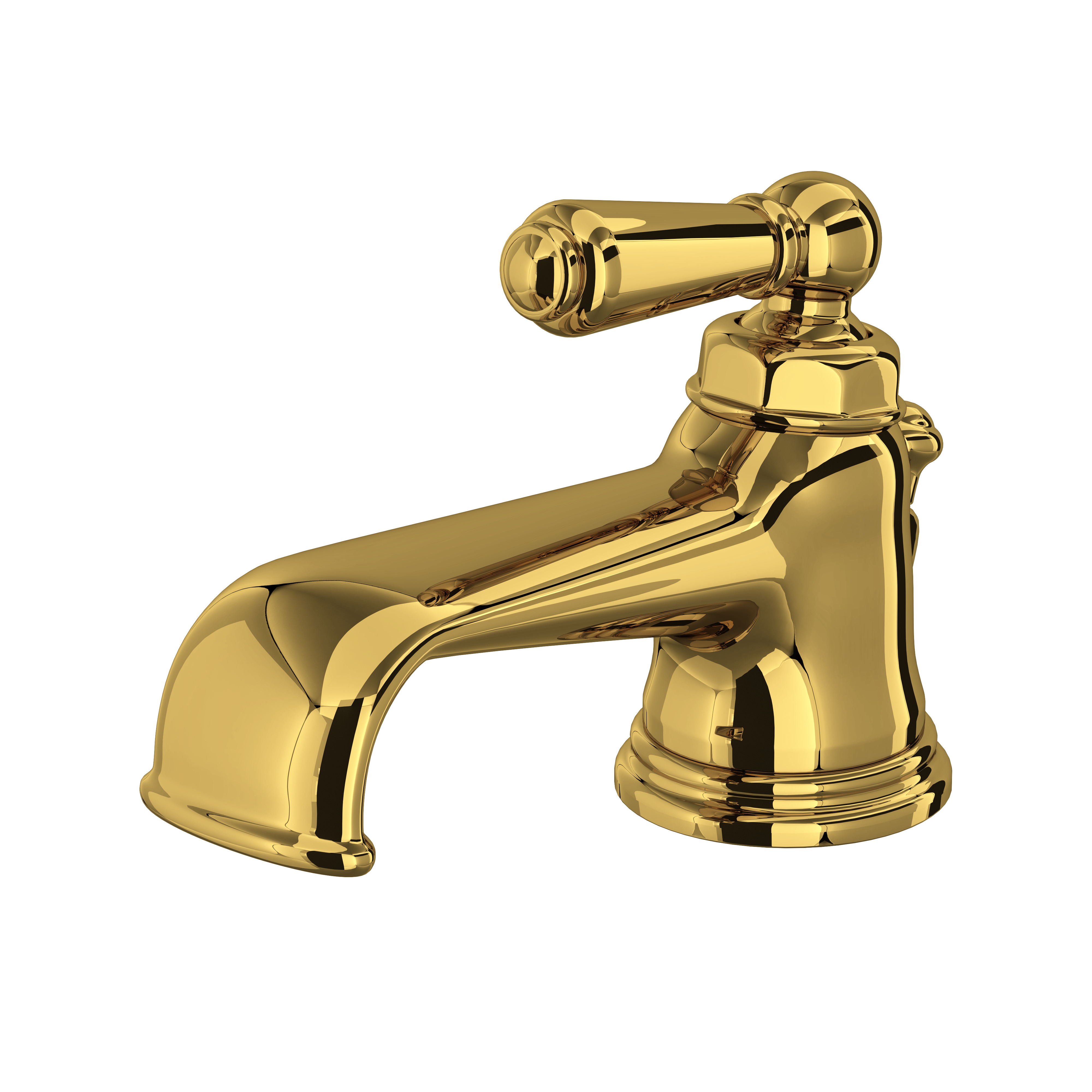 Edwardian™ Single Handle Lavatory Faucet - Unlacquered Brass | Model Number: U.3670L-ULB-2