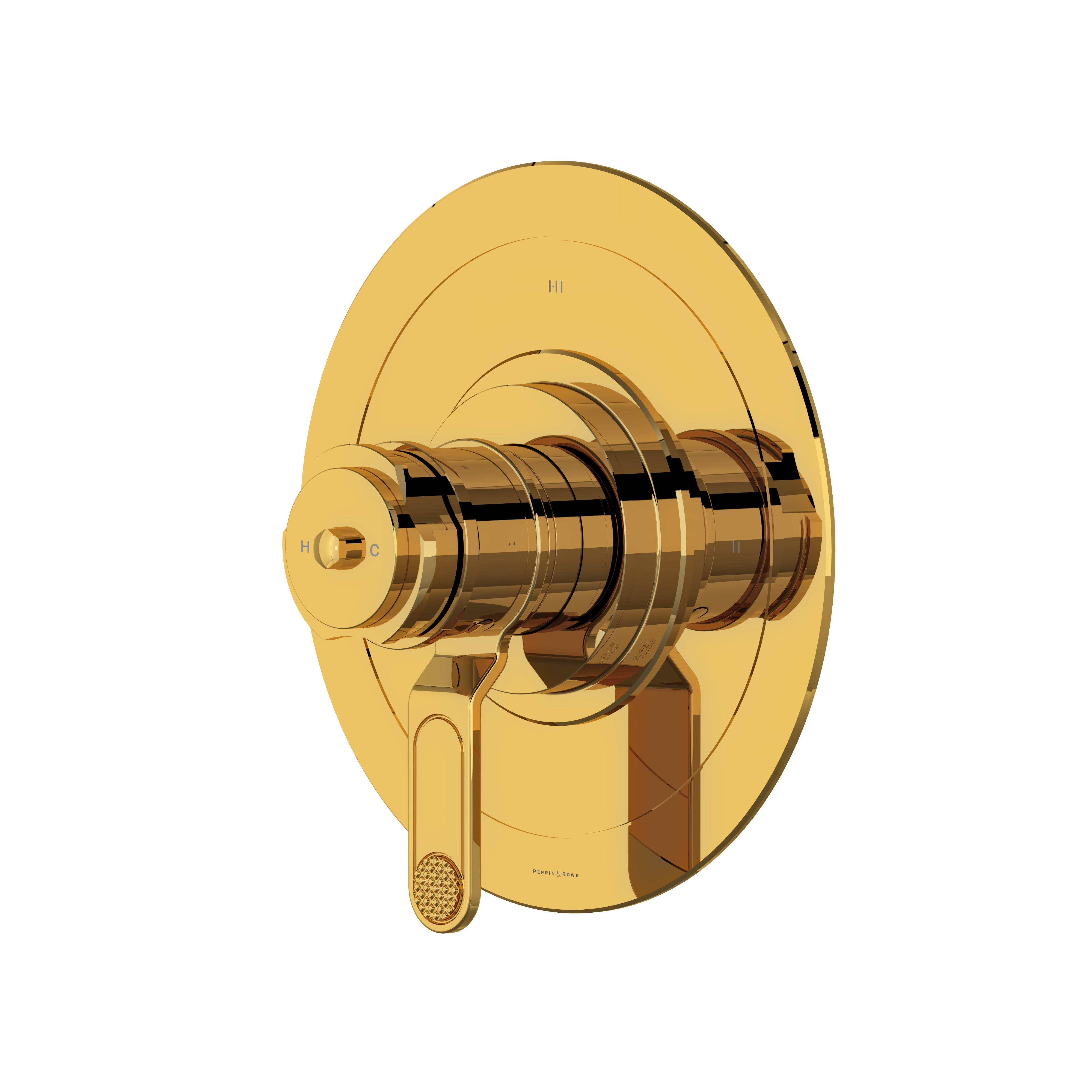 Armstrong 1/2 Inch Thermastatic & Pressure Balance Trim With 2 Functions - Unlacquered Brass | Model Number:  U.TAR44W1DWULB