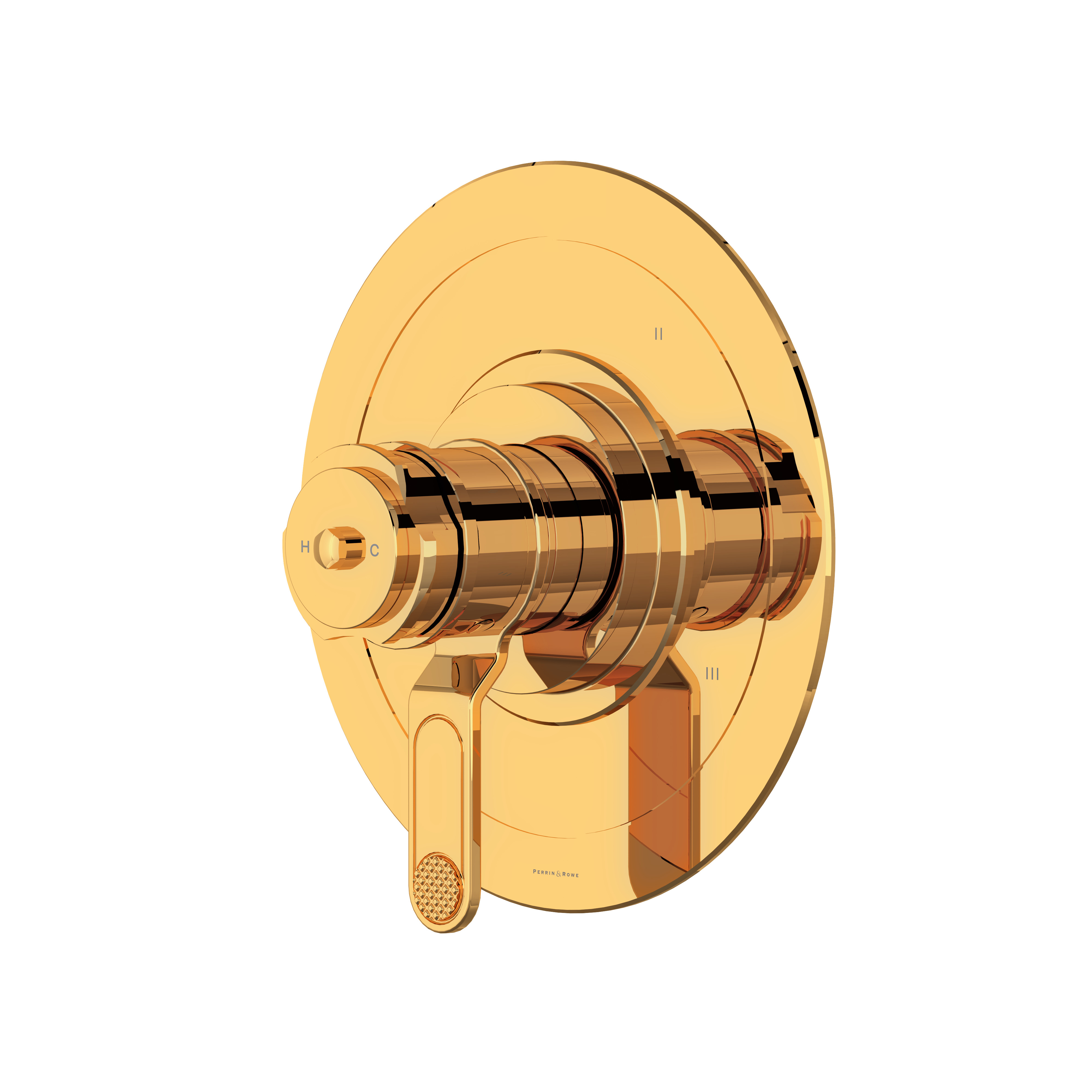 Armstrong 1/2 Inch Thermastatic & Pressure Balance Trim With 3 Functions - English Gold | Model Number: U.TAR47W1DWEG