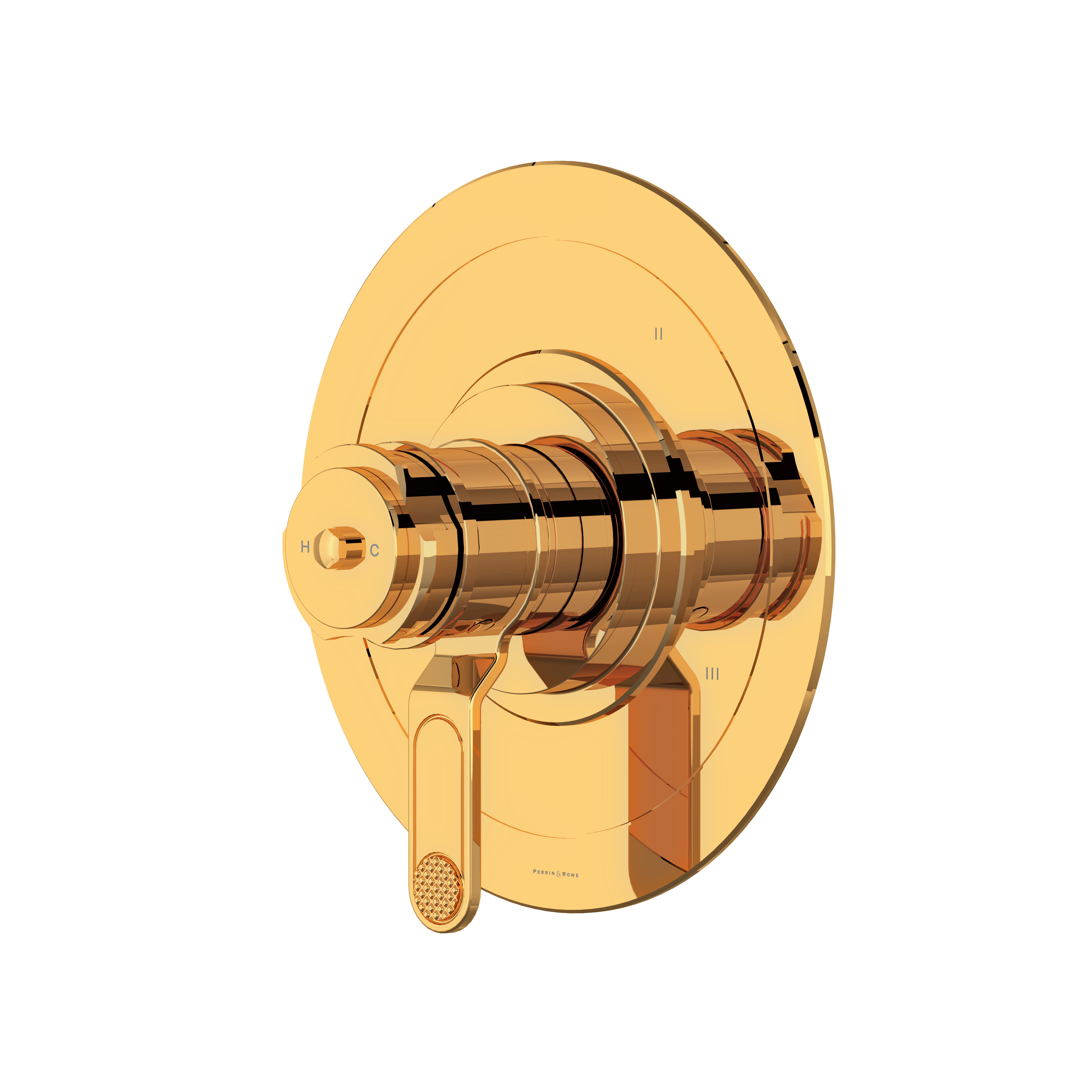 Garniture pour valve pression équilibrée et thermostatique de 1/2 po à 3 fonctions Armstrong - Or anglais | Numéro de modèle: U.TAR47W1DWEG