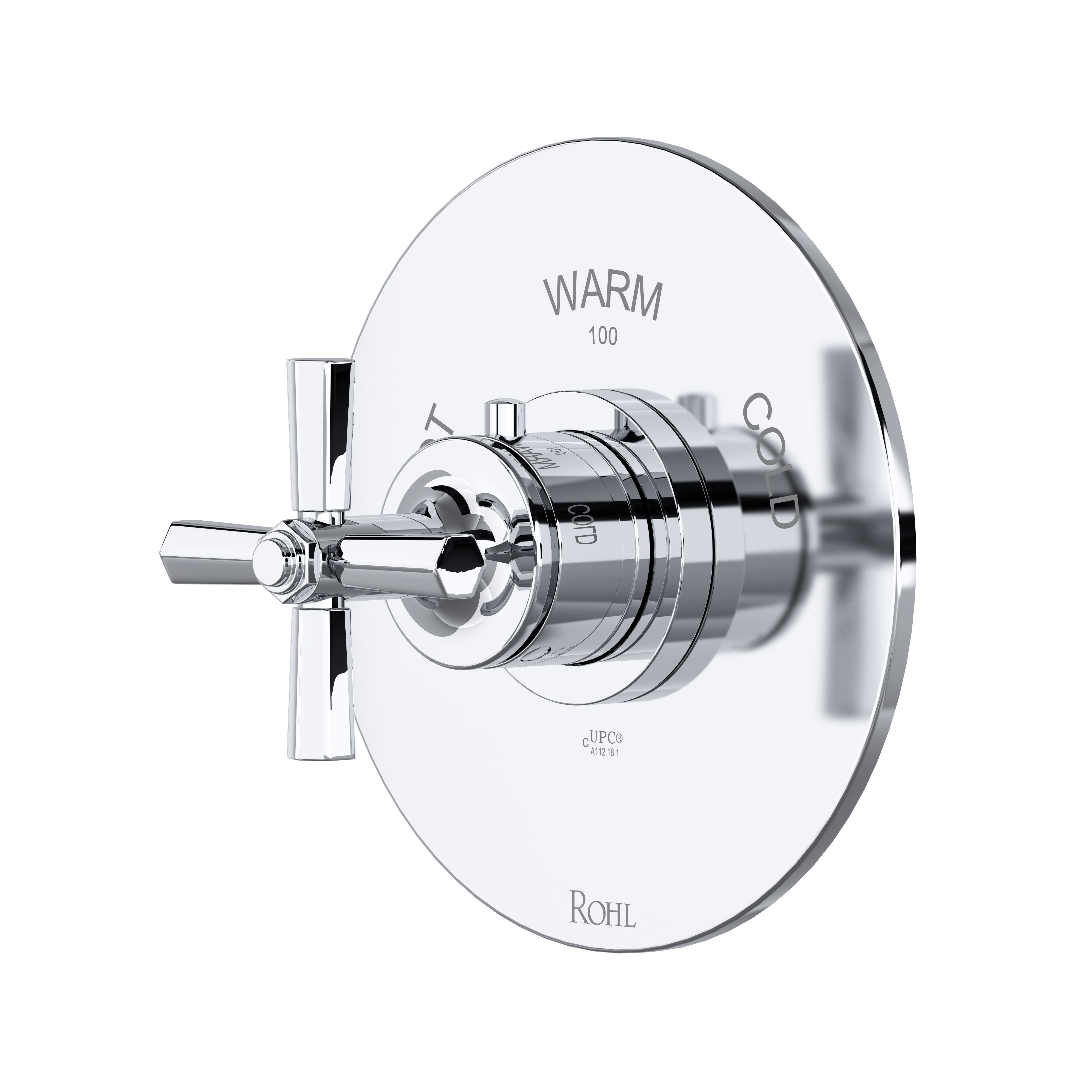 Modelle™ 3/4" Thermostatic Trim Without Volume Control - Polished Chrome | Model Number: TMD13W1XMAPC