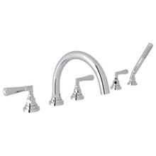 San Giovanni 5-Hole Deck Mount Tub Filler