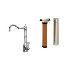 Perrin and Rowe U.Kit1347ls-2 Holborn Hot Water Dispenser, Tank and Filter Kit - Nickel, Silver